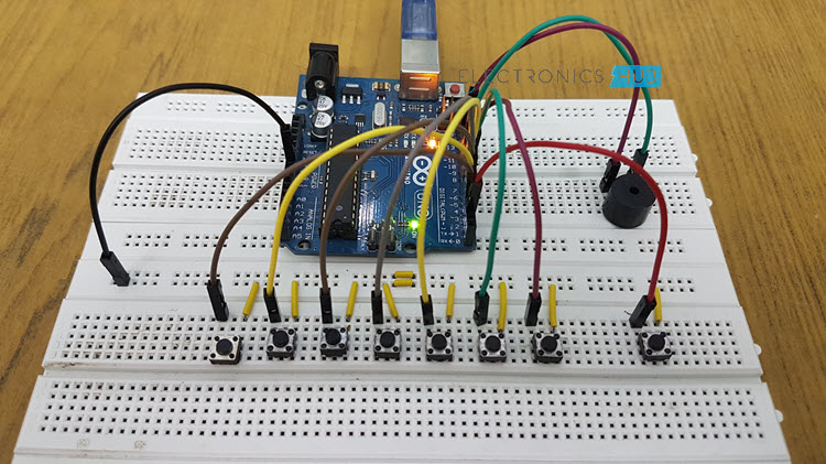 Arduino based Piano Circuit Design