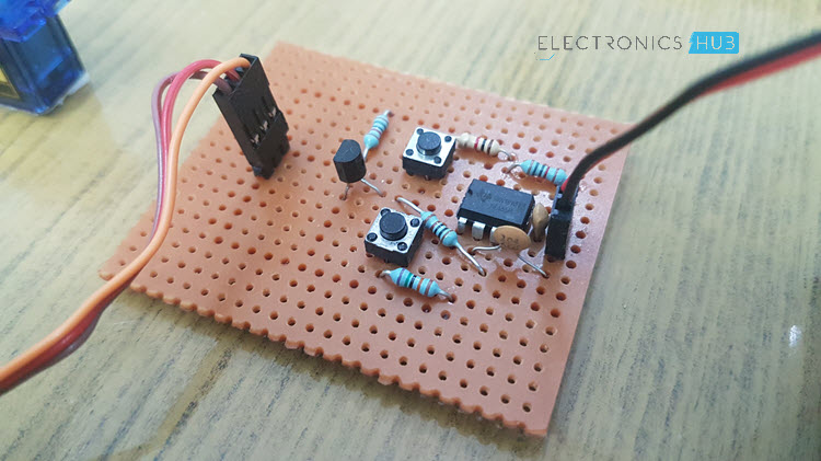 How to make a Simple Servo Motor Tester Circuit Image 1