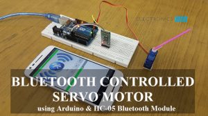 Bluetooth Controlled Servo Motor using Arduino Featured Image