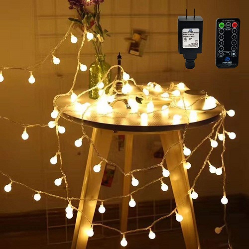 Details about   15M LED String Fairy Lights 15 Crystal Bulbs Lamp Outdoor Xmas Decor AU Plug 