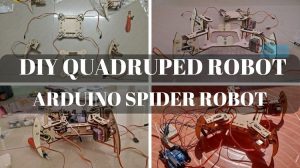 DIY Quadruped Robot using Arduino Featured Image