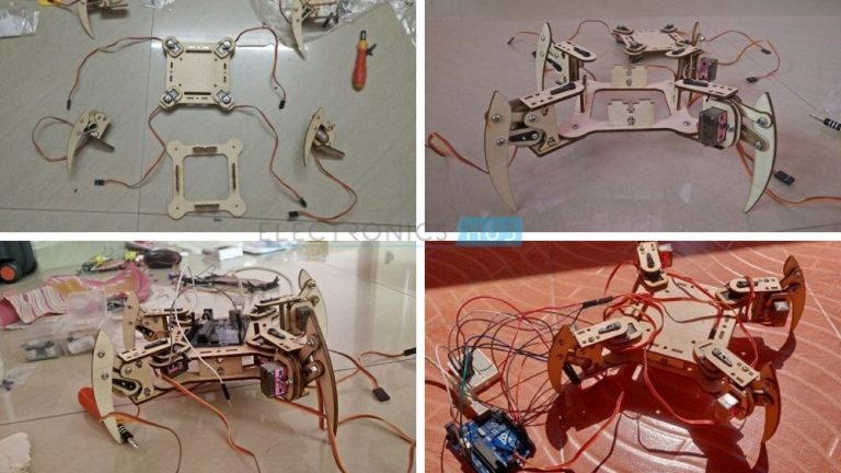Quadruped Robot | Arduino Spider Robot | Working, Code