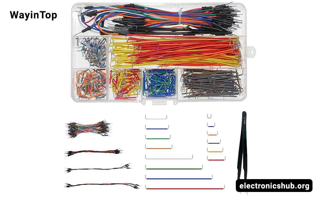 show original title Details about   100x set flexible jumper cable set for Breadboard Wire Connector Bridge Wire Bridges 