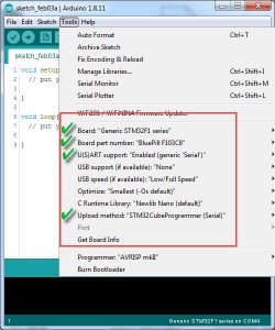 Getting Started with STM32F103C8T6 Blue Pill | Program with Arduino IDE