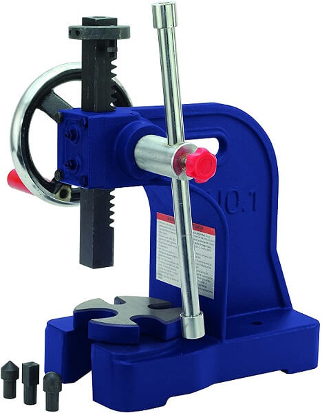 HHIP 8600-0031 Heavy Duty Arbor Press .5 Ton Capacity Pack of 1 10 Height ABS Import Tools Inc 10 Height Pack of 1