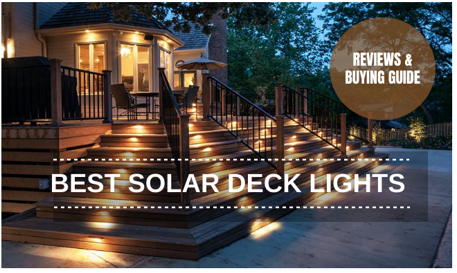 The 9 Best Solar Deck Lights Reviews, Best Solar Outdoor Stair Lights