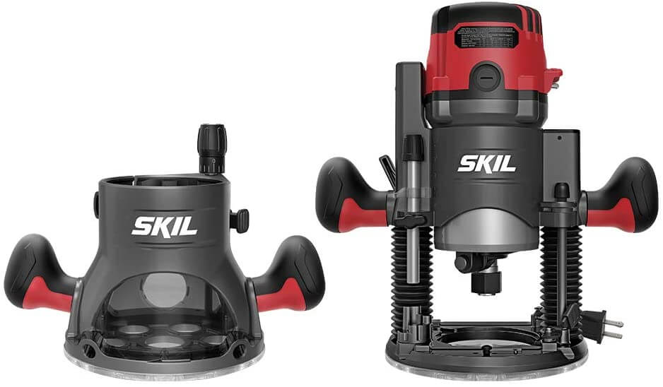 Skil 14 Amp Plunge and Fixed-Base Router Combo