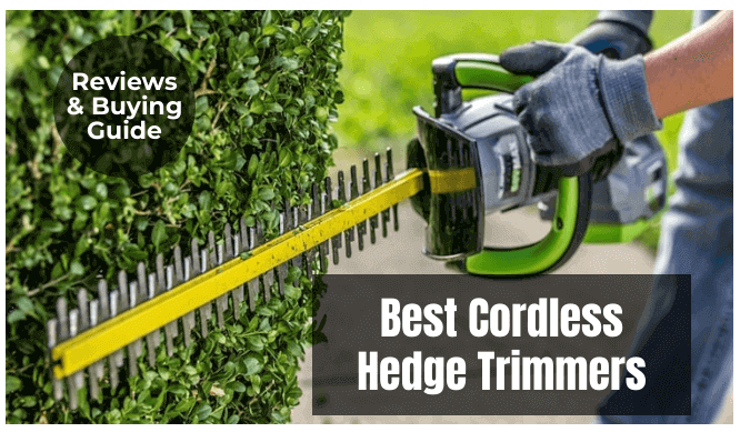 best cordless electric hedge trimmer