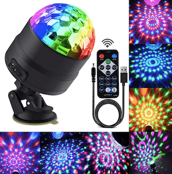 Disco Ball for Kids Rotating for birthday Party Pub Disco Home Outdoor by AOMEES Disco Light 