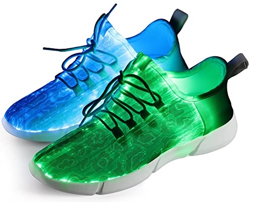 Details about   LED Luminous Shoe Light Up Safety Heel Clips Running Night  Trainers 