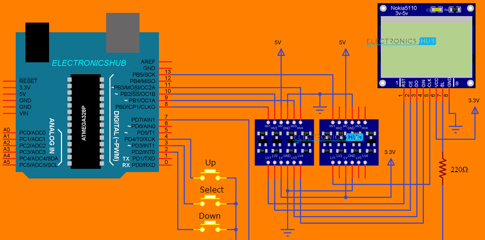 Arduino-Nokia-Menu-Circuit-Diagram
