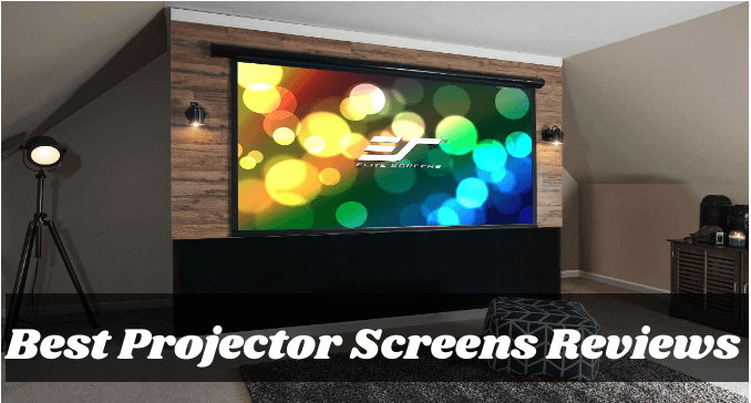 The 10 Best Projector Screens Reviews Ing Guide - Projector Screen Wall Paint India