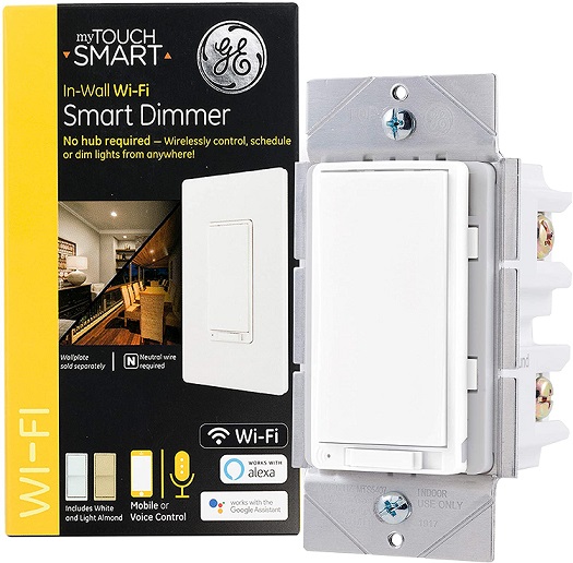 GE myTouchSmart WiFi Smart Light Dimmer