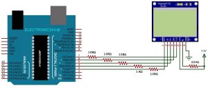 Interfacing Nokia 5110 LCD with Arduino | Hookup Guide | Hook-up Guide