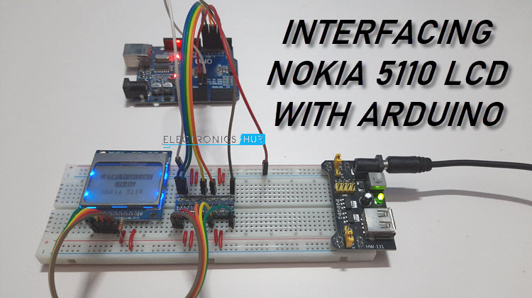 84X48 Nokia 5110 LCD Display Modul für Arduino 2 Nadeln 