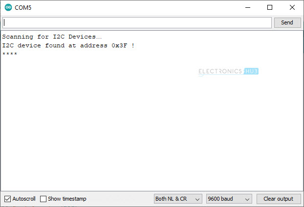 I2C-Scanner-Serial-Monitor