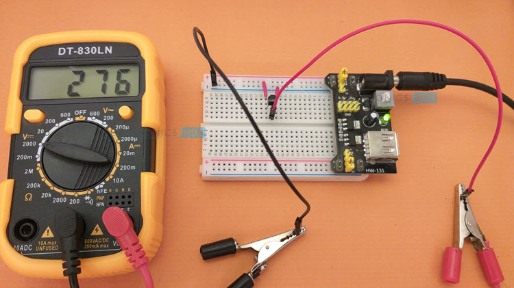 LM35-with-Multimeter