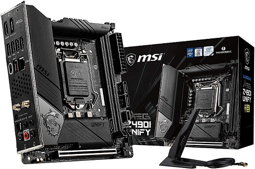 MSI MEG Z490I Unify Gaming Motherboard