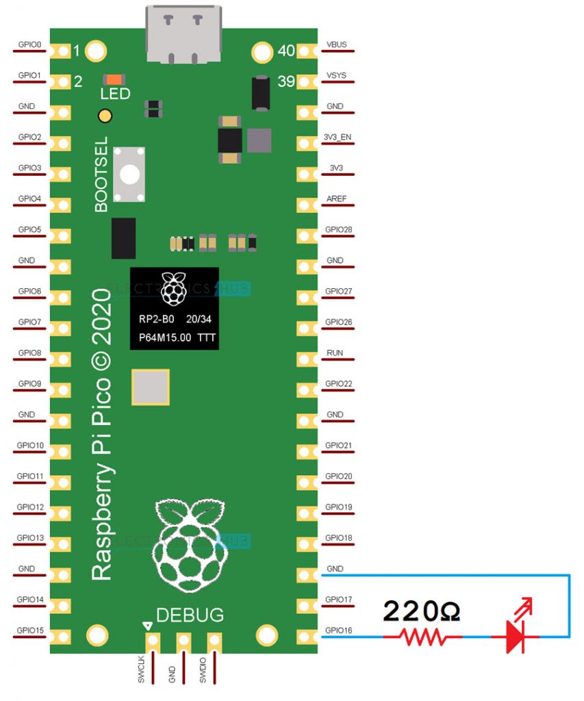 Raspberry-Pi-Pico-MicroPython-Circuit