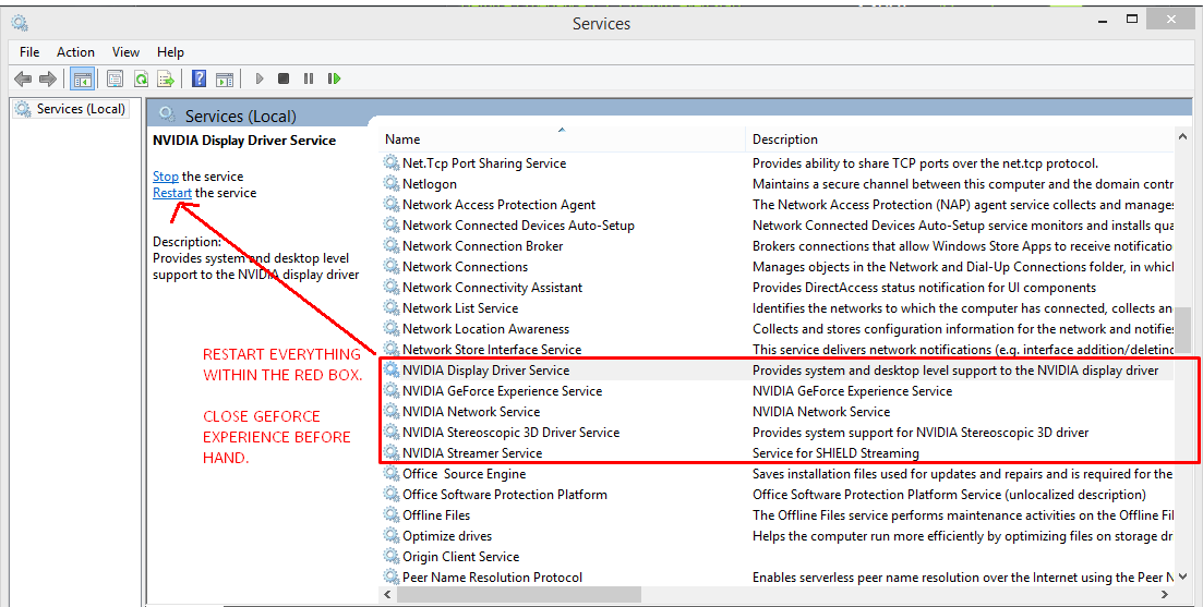 nvidia web helper service using bandwidth