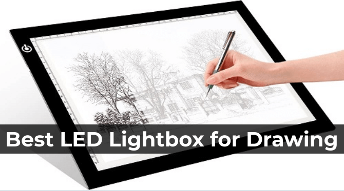 LED Light Box ohuhu A4 LED Disegno Tracing Pad con luce 3 COLORI-BIANCO FREDDO 