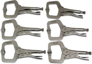 ION TOOL 6 Pack C-Clamp Locking Pliers