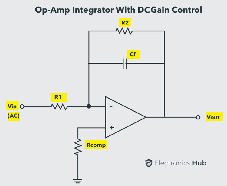 Op-Amp-Integrator-with-DC-Gain-Control