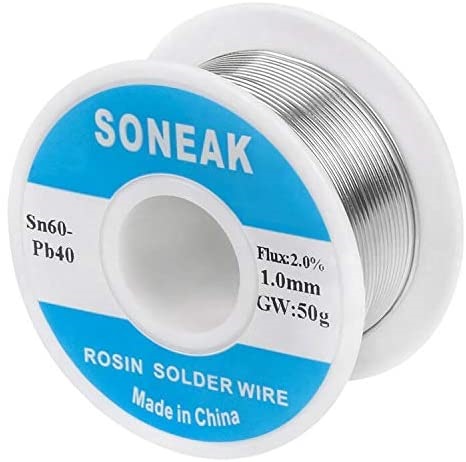 100g, ... AUSTOR 60-40 Tin Lead Rosin Core Solder Wire for Electrical Soldering 