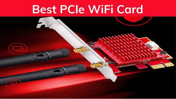 AC1300 PCIe WiFi PCIe Card(Archer T6E)- 2.4G/5G Dual Band Wireless PCI  Express Adapter, Low Profile, Long Range, Heat Sink Technology, Supports  Windows 10/8.1/8/7/XP 