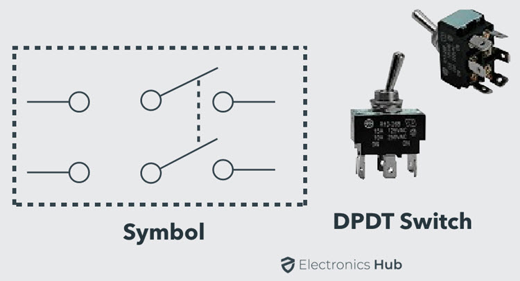 dpdt switch schematic symbol