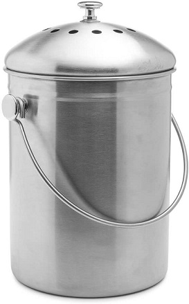 Epica Stainless Steel Compost Bin