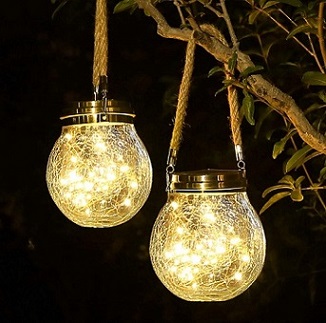 Outdoor Hanging Solar Lanterns Dancing Flame Flickering LED Waterproof Garden Landscape Night Lights 99 LEDs Yellow Decoration for Patio Lawn Backyard Path Yellow 2 Pack COCOMOX Solar Lights 