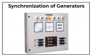 Synchronization of Generators