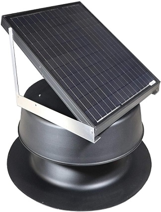 Pumplus Solar Fan, Powerful 50-Watt Ventilation Fan Kit Solar Powered