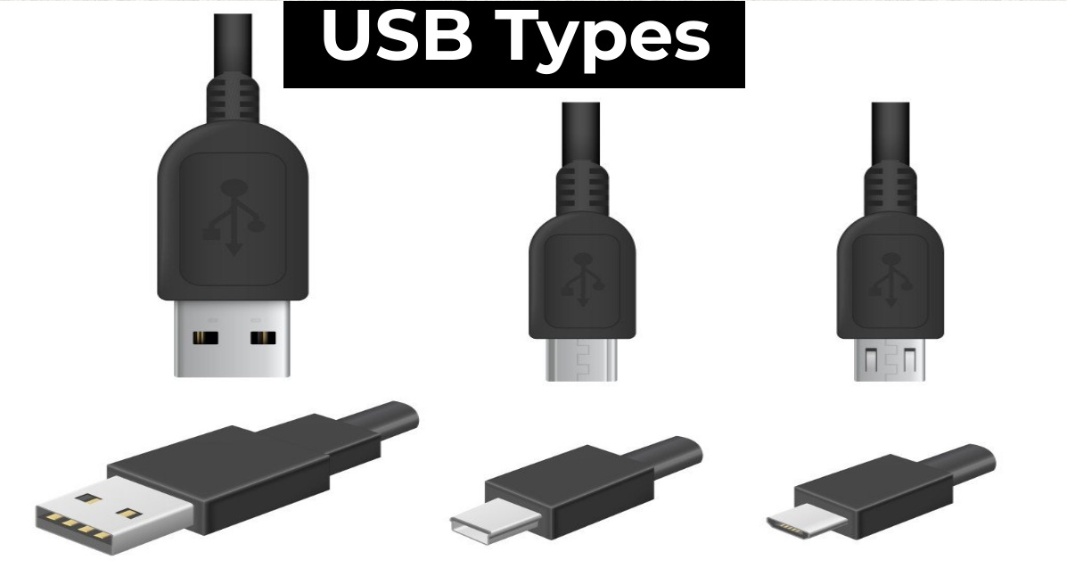 What are the USB Types & Differences)