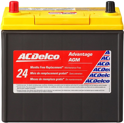 ACDelco 47AGM Professional AGM Automotive BCI Group 47 Battery 