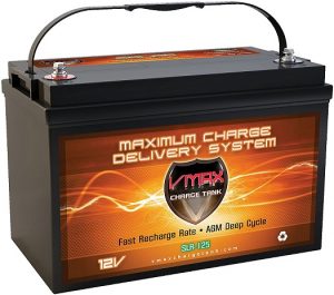 Vmaxtanks VMAXSLR125 AGM Rechargeable Battery