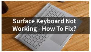 surface keyboard not working