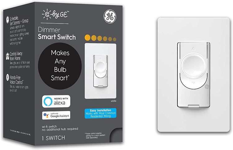 Easy to Install Smart Home Light Switch w/ Motion Detection & Smartphone Control