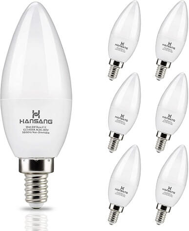 Hansang Store E12 Candelabra LED Bulbs