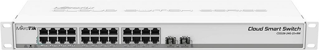 Mikrotik CSS326-24G-2S+RM 24 port Gigabit Ethernet switch