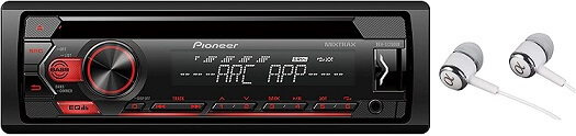 Pioneer Single Din In-Dash Car Stereo
