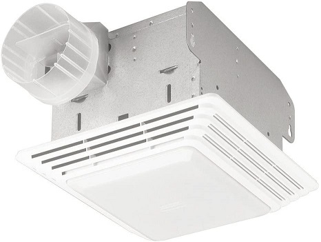 The 10 Best Bathroom Exhaust Fan With Light Reviews In 2022 - Nutone 80 Cfm Ceiling Bathroom Exhaust Fan With Light Installation