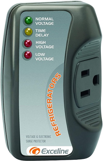 Fridge Guard 5 Amps Surge Protector + Universal Travel Wall Charger With  Surge Protector