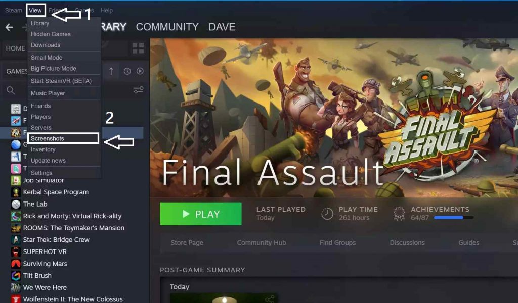 How To Find Steam Screenshots With Steam-compressed