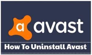 How To Uninstall Avast