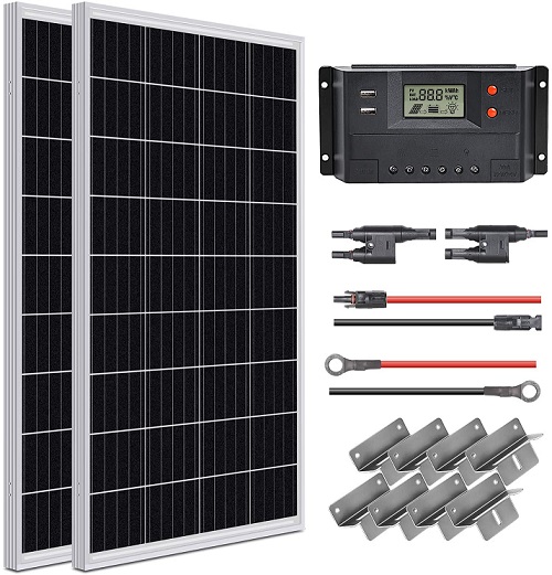 WEIZE Solar Panel Starter Kit
