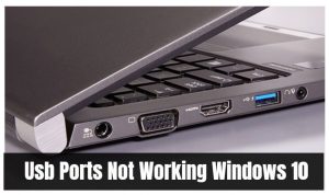usb ports not work