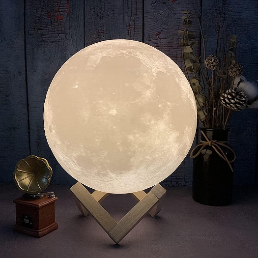 CPLA 3D Printed Moon Lamp