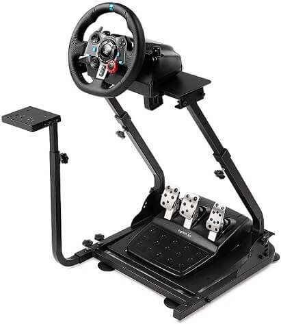  OpenWheeler GEN3 Racing Wheel Simulator Stand Cockpit Black on  Black, Fits All Logitech G923, G29, G920, Thrustmaster, Fanatec Wheels